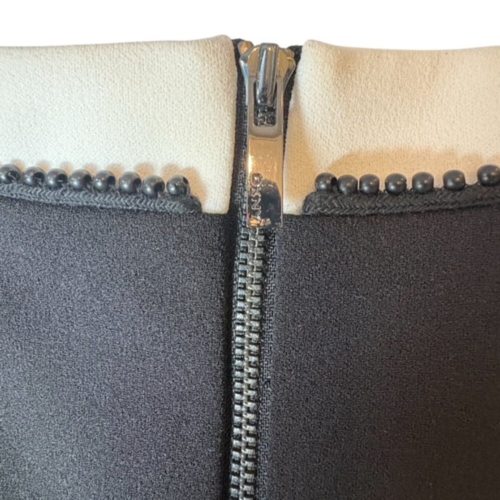 DKNY Women's little black with white detail size 4 - Picture 5 of 7